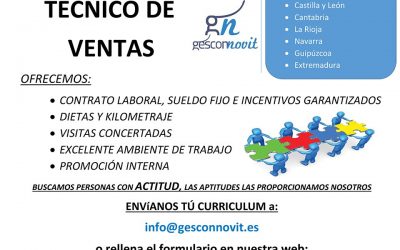 Oferta de Empleo, agente comercial